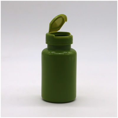 플라스틱 HDPE 병 150ml 5oz 넓은 입 빈 캡슐 컨테이너 플립 캡