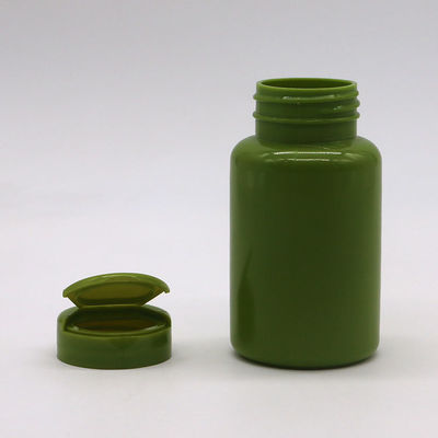 플라스틱 HDPE 병 150ml 5oz 넓은 입 빈 캡슐 컨테이너 플립 캡