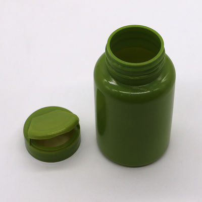 플라스틱 HDPE 병 150ml 5oz 넓은 입 빈 캡슐 컨테이너 플립 캡