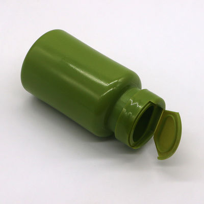 플라스틱 HDPE 병 150ml 5oz 넓은 입 빈 캡슐 컨테이너 플립 캡