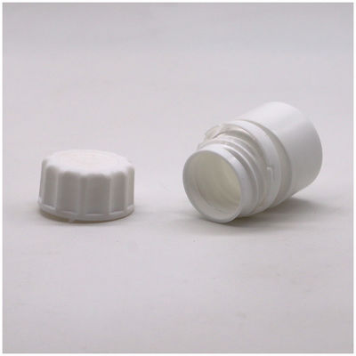 20ml 흰색 HDPE 재충전 가능한 고체 약품 캡슐 알약 태블릿 다른 약품용 플라스틱 병 병