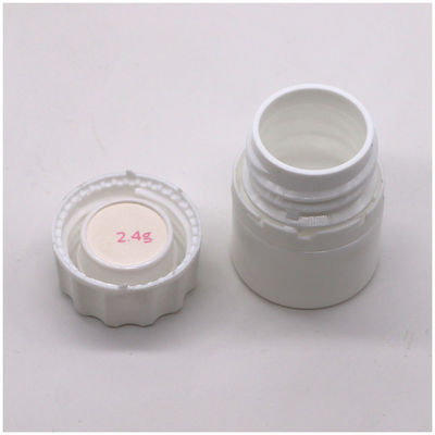 20ml 흰색 HDPE 재충전 가능한 고체 약품 캡슐 알약 태블릿 다른 약품용 플라스틱 병 병