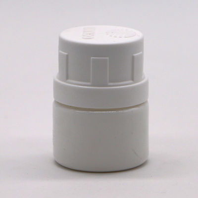 25ml 백색 HDPE 빈 재충전 가능한 단단한 약품 캡슐 병 화학 분말