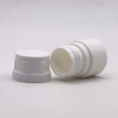 25ml 백색 HDPE 빈 재충전 가능한 단단한 약품 캡슐 병 화학 분말