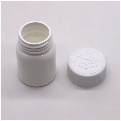 작은 용량 40ml HDPE 플라스틱 병 나사 캡 및 사용자 지정 라벨 인쇄