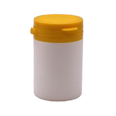 비타민 보충제 컨테이너 70ml HDPE 약품 병 뚜?? 이 찢어지는 병