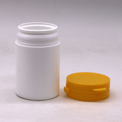 비타민 보충제 컨테이너 70ml HDPE 약품 병 뚜?? 이 찢어지는 병