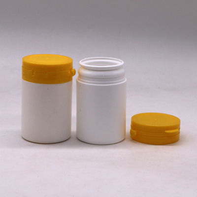 비타민 보충제 컨테이너 70ml HDPE 약품 병 뚜?? 이 찢어지는 병