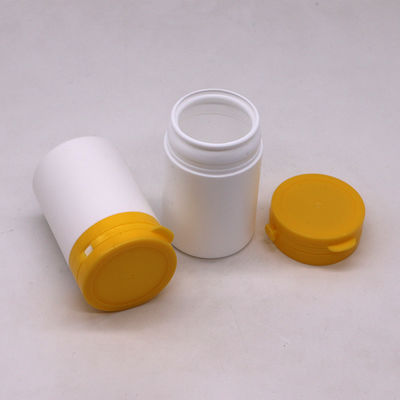 비타민 보충제 컨테이너 70ml HDPE 약품 병 뚜?? 이 찢어지는 병