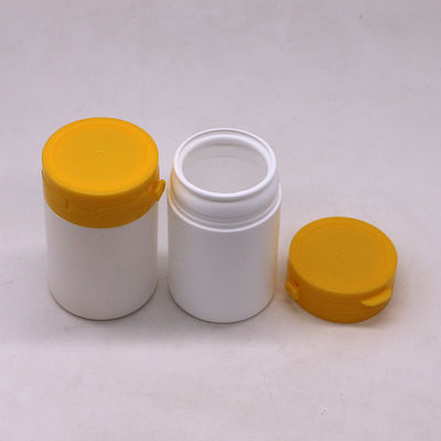 비타민 보충제 컨테이너 70ml HDPE 약품 병 뚜?? 이 찢어지는 병