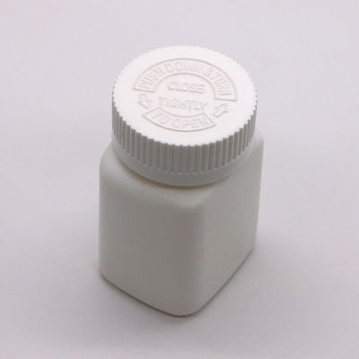85ml HDPE 정사각형 모양의 플라스틱 병 병 약용