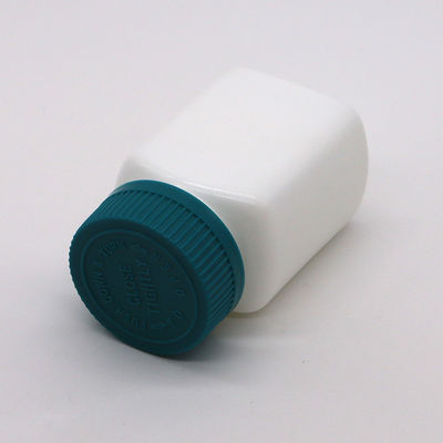 약품 보관 상자 95mL 정사각형 HDPE 플라스틱 병 병
