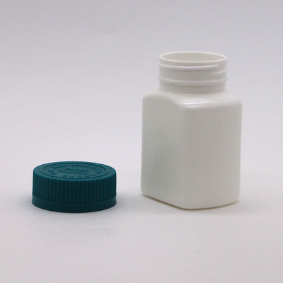 약품 보관 상자 95mL 정사각형 HDPE 플라스틱 병 병
