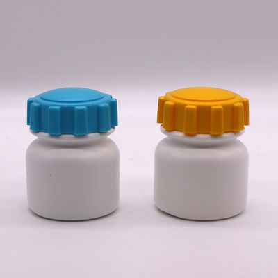 스크루 CAP 100mL 원형 PE 플라스틱 병 의약품 단단한 태블릿 저장