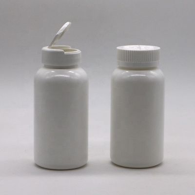 200mL 둥근 모양 HDPE 플라스틱 알약 보관 병