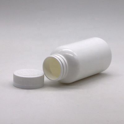 200mL 둥근 모양 HDPE 플라스틱 알약 보관 병