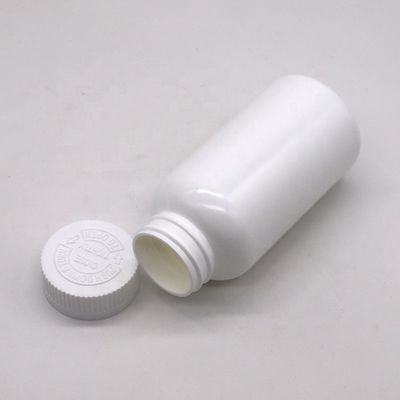 200mL 둥근 모양 HDPE 플라스틱 알약 보관 병