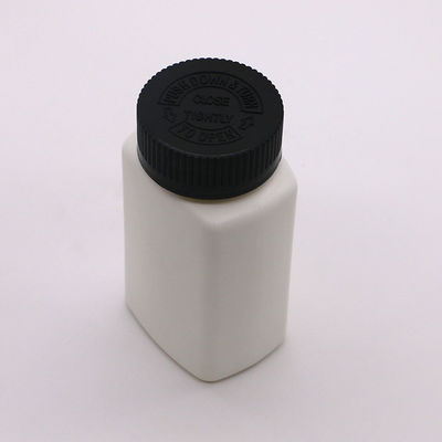 스크루 CAP 120mL HDPE 사각형 모양 맞춤형 색상 빈 약 약 병 컨테이너