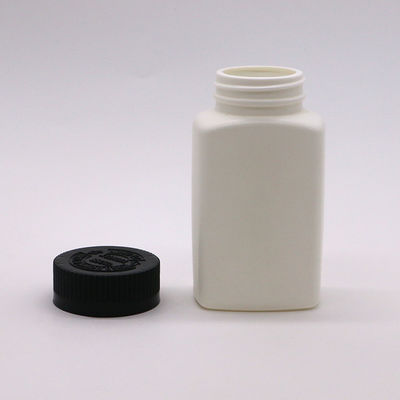 스크루 CAP 120mL HDPE 사각형 모양 맞춤형 색상 빈 약 약 병 컨테이너