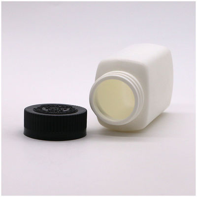 스크루 CAP 120mL HDPE 사각형 모양 맞춤형 색상 빈 약 약 병 컨테이너