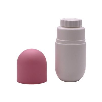 130ml HDPE 캡슐 모양 플라스틱 병 식단 영양 보충제 스크린 인쇄