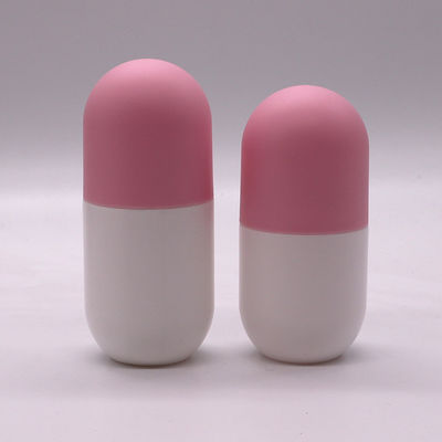 130ml HDPE 캡슐 모양 플라스틱 병 식단 영양 보충제 스크린 인쇄