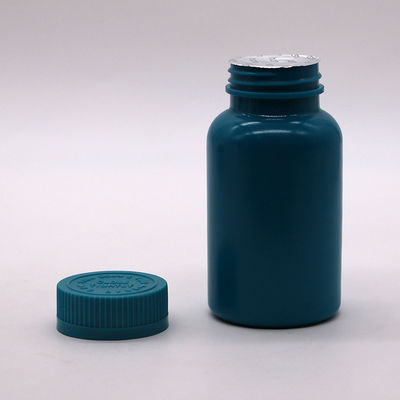 색상 조정 가능 150ML HDPE 플라스틱 캡슐 약 병 열 밀폐 및 캡