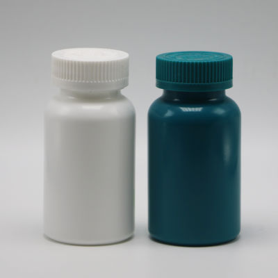 색상 조정 가능 150ML HDPE 플라스틱 캡슐 약 병 열 밀폐 및 캡