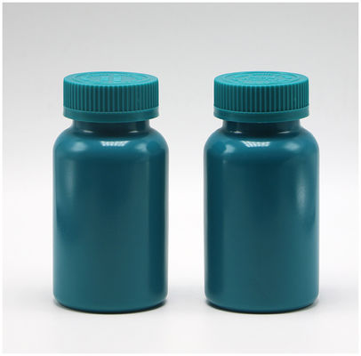 색상 조정 가능 150ML HDPE 플라스틱 캡슐 약 병 열 밀폐 및 캡