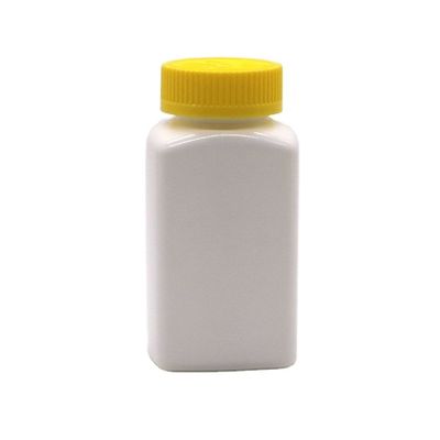 6OZ 180ml HDPE 정사각형 모양의 약 Tablet 약 병 의약품 식생활 영양