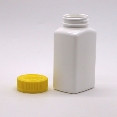 6OZ 180ml HDPE 정사각형 모양의 약 Tablet 약 병 의약품 식생활 영양