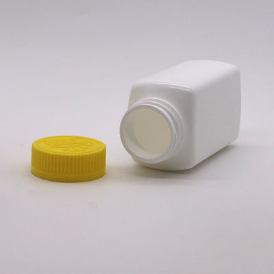 6OZ 180ml HDPE 정사각형 모양의 약 Tablet 약 병 의약품 식생활 영양