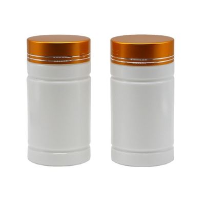 약국 200mL HDPE 플라스틱 병 나사 캡 및 직선 실린더 모양