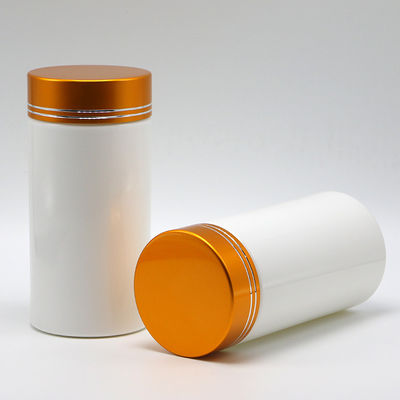 약국 200mL HDPE 플라스틱 병 나사 캡 및 직선 실린더 모양