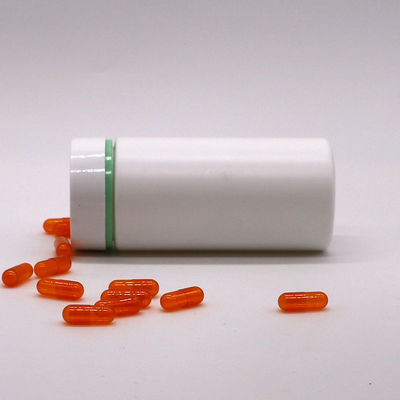 200ml HDPE 플라스틱 알약 병 병 매트 몸과 사용자 정의 색상 엠보스 로고