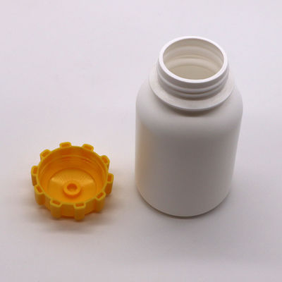 300cc HDPE 원형 플라스틱 캡슐 병