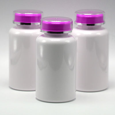 맞춤형 200ml PET 플라스틱 알약 병 알약 분말 캡슐 태블릿을 위해 나사 캡슐