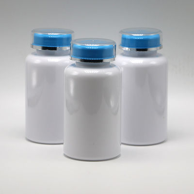 맞춤형 200ml PET 플라스틱 알약 병 알약 분말 캡슐 태블릿을 위해 나사 캡슐