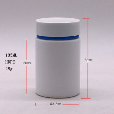 스크루 캡 175ML HDPE 플라스틱 알약 병 알약을 위해 두 층 맞춤형 컬러 PE 캡