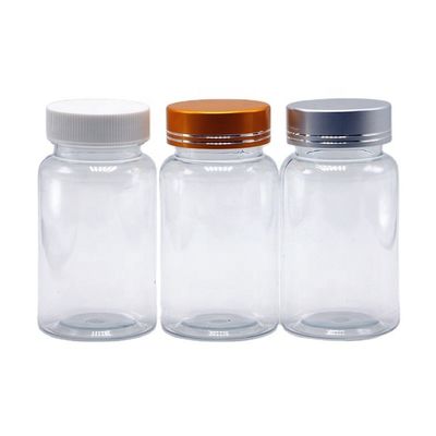 100ml/3.4oz 둥근 모양 의약품 보관용 맞춤형 플라스틱 PET 캡슐 약병