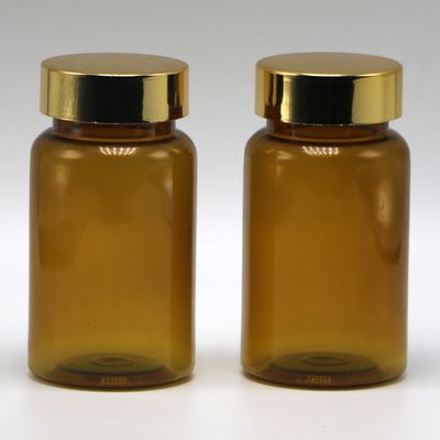 100ml/3.4oz 둥근 모양 의약품 보관용 맞춤형 플라스틱 PET 캡슐 약병